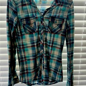 Passport incredibly soft plaid shirt
